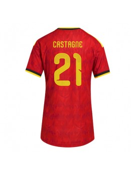 Ženski Nogometna dresi replika Belgija Timothy Castagne #21 Domači SP 2026 Kratek rokav
